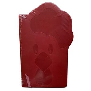 Bella Bug‎ Die Cut Leatherette Journal Rooster Red Leather 250 Pages NEW